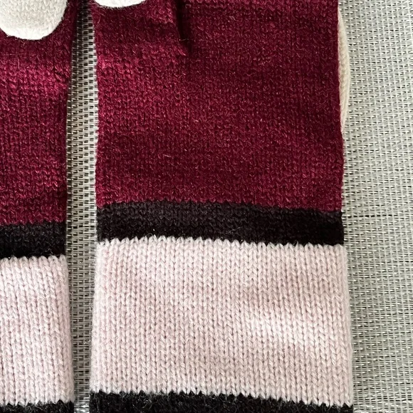 KATE SPADE NWOT AUTHENTIC RARE COLOR BLOCK FINGERLESS STYLE MITTEN GLOVES - Picture 10 of 14